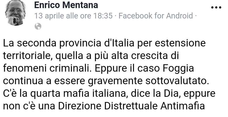 Quarta Mafia In Capitanata La Riflessione Su Open La Gomorra Di